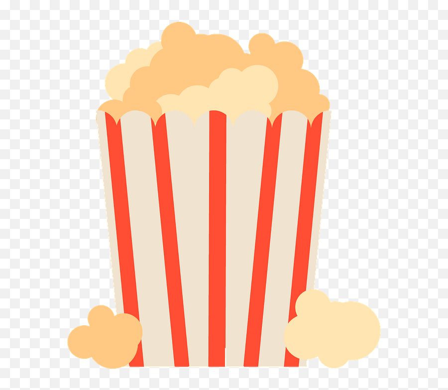 Popcorn Clipart - Horizontal Emoji,Popcorn Clipart
