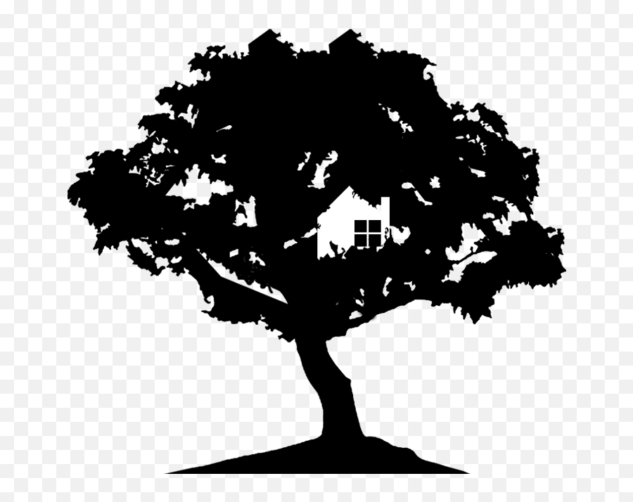 Black Tree Logo Tree Vector - Tree Vector Emoji,Tree Logo
