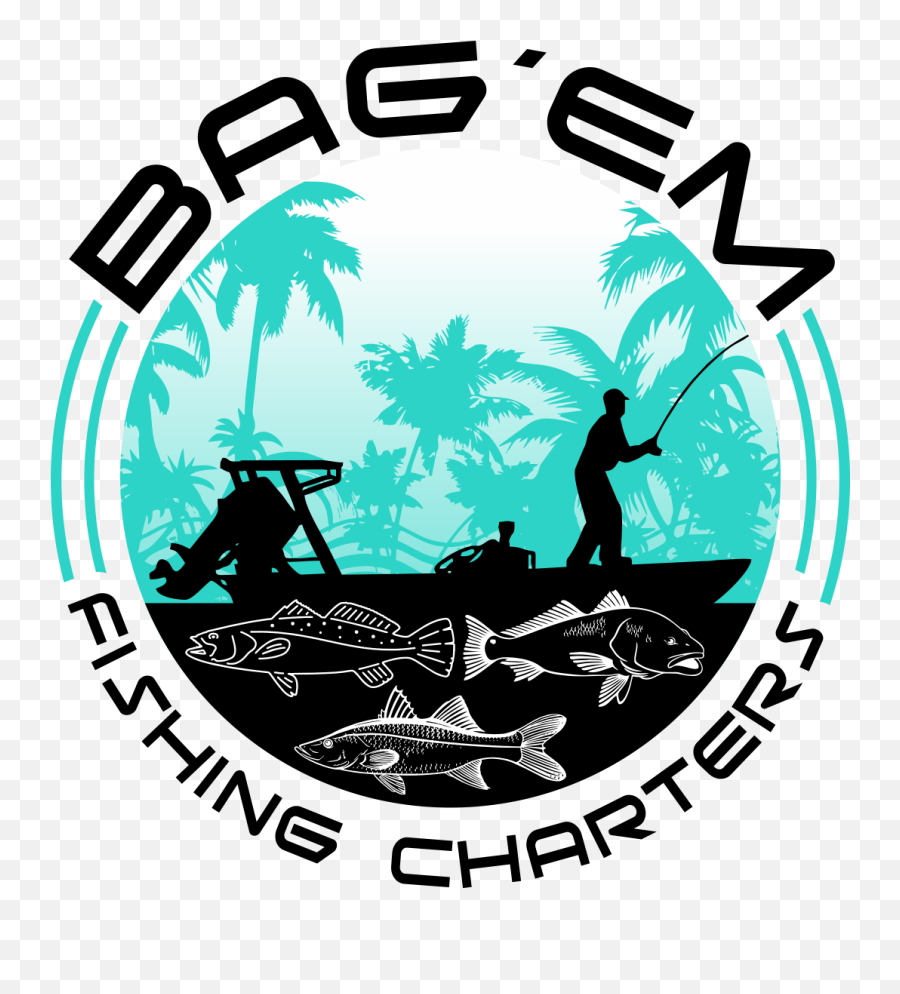 Bagem Fishing Charters Logo V13 1 - Graphic Design Clipart Skiff Life Emoji,Bass Fish Clipart