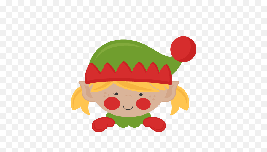 Download Picture Freeuse Stock Elves - Peeking Elf Clipart Emoji,Elves Clipart