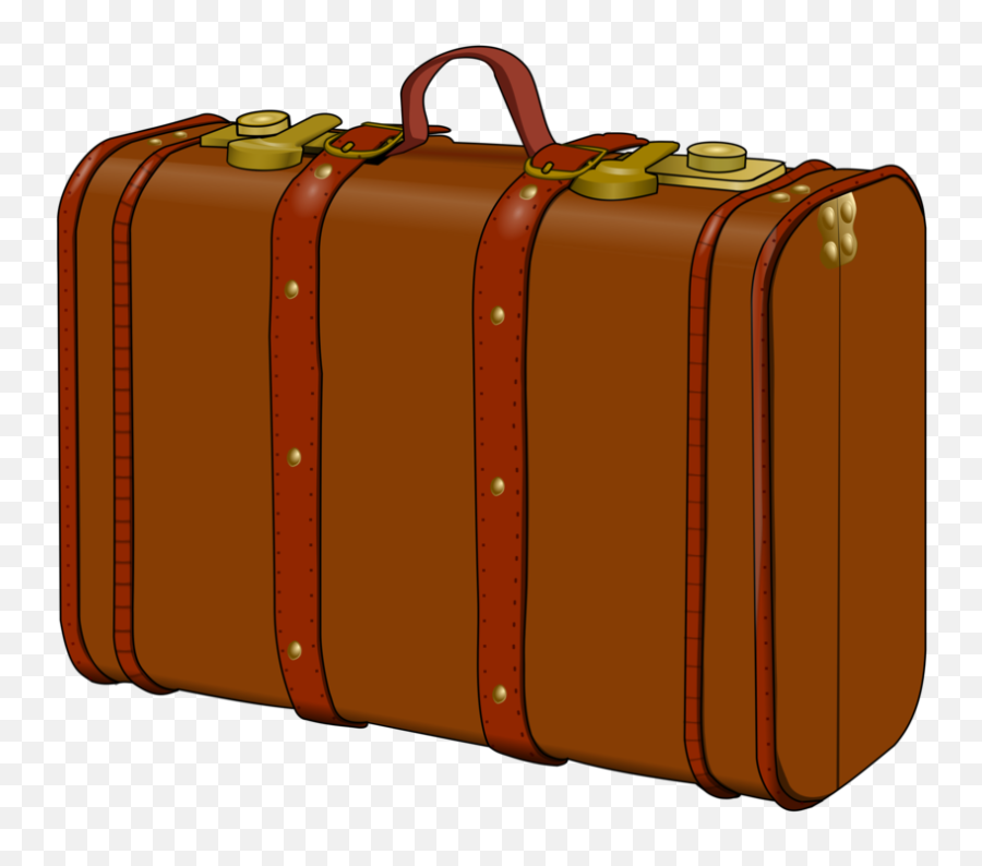 Briefcase Hand Luggage Luggage Bags Png - Transparent Background Suitcase Clipart Emoji,Briefcase Clipart
