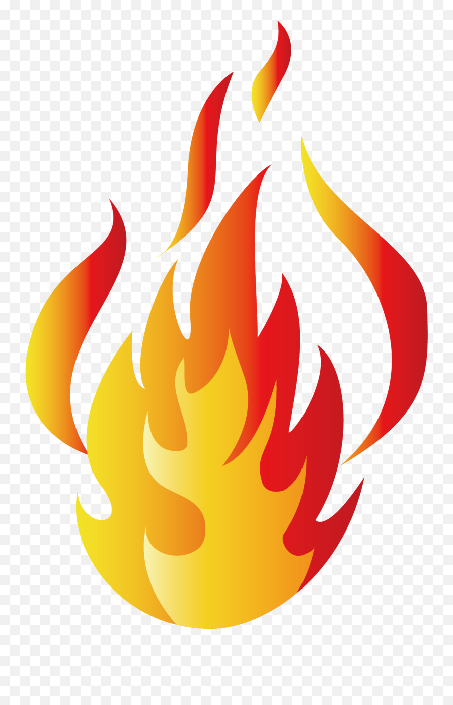 Free Transparent Flame Png Download - Cartoon Transparent Background Fire Emoji,Cartoon Fire Png