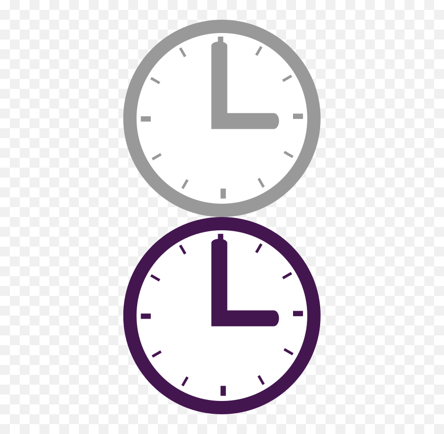 Angle Clock Purple Png Clipart Emoji,Attendance Clipart
