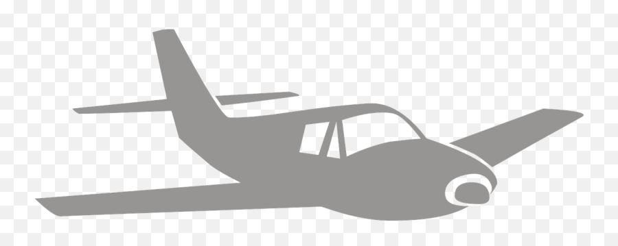 Airplane Silhouette Clip - Flugzeug Silhouette Emoji,Airplane Silhouette Png