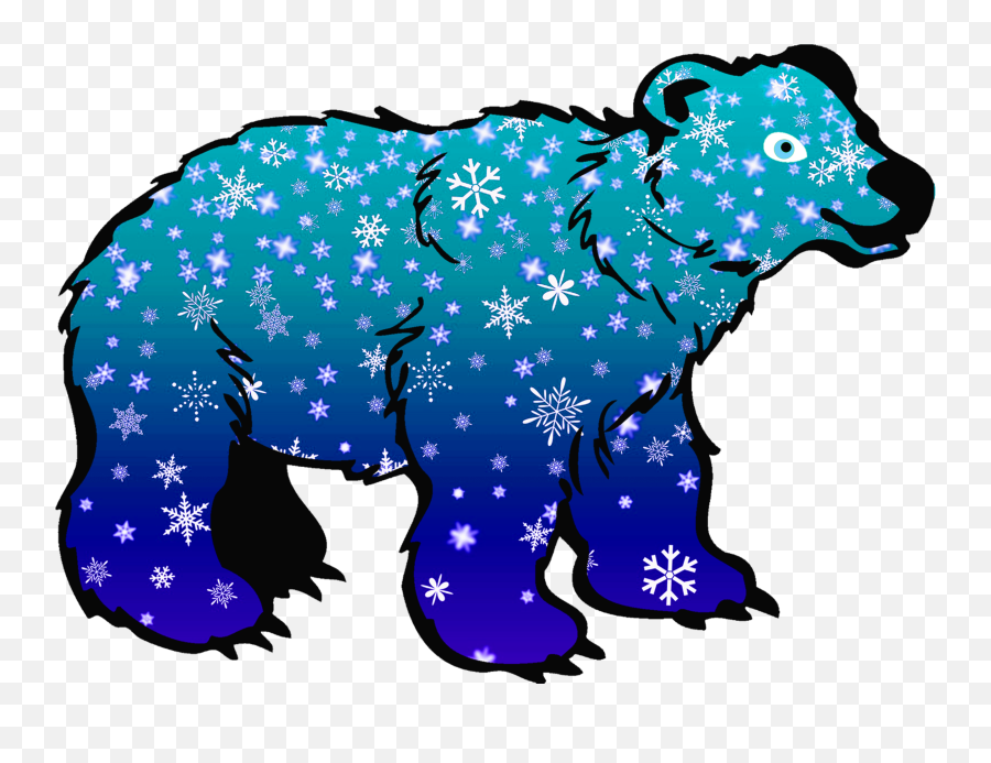 Polar Bear Drawing Free Image - Kreslený Vánoní Lední Medvd Emoji,Polar Bear Clipart