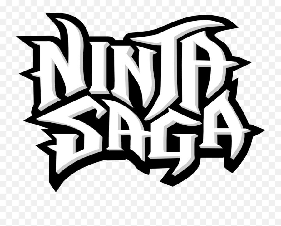 Ninja Logo Transparent Png Clipart - Ninja Saga Logo Png Emoji,Ninja Logo