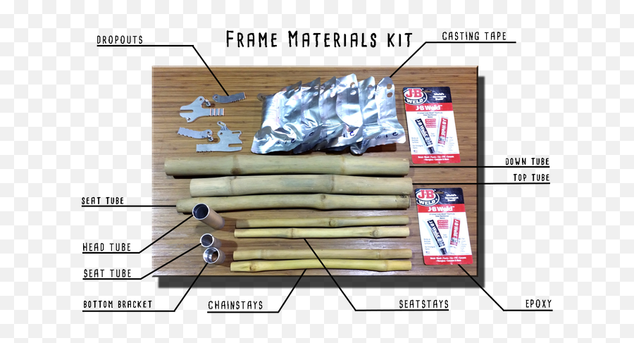 Diy Bamboo Bike Building Kit From Calfee On Kickstarter - Solid Emoji,Bamboo Frame Png