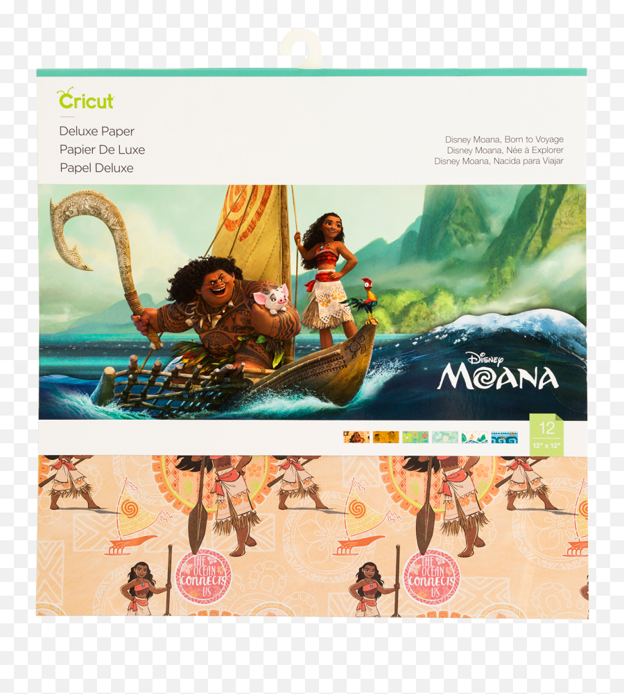 Cricut Disney Moana Born To Voyage Deluxe Paper 12 X 12 Emoji,Moana Baby Png