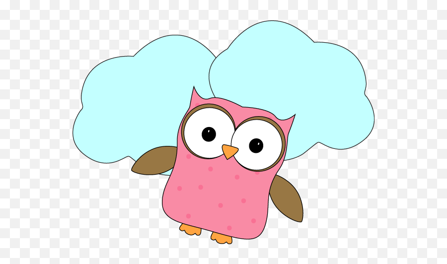 Download Flying Owl Clip Art - Clipart Owl Thinking Full Cute Owl Thinking Clipart Emoji,Fly Clipart