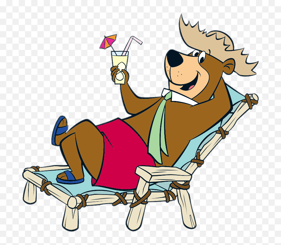 Check Out This Transparent Yogi Bear Relaxing Png Image Emoji,Relax Png