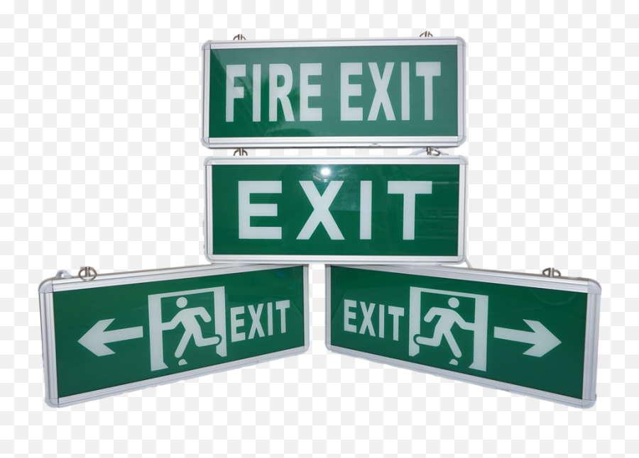 Exit Sign - Flare Enterprises Emoji,Exit Sign Png