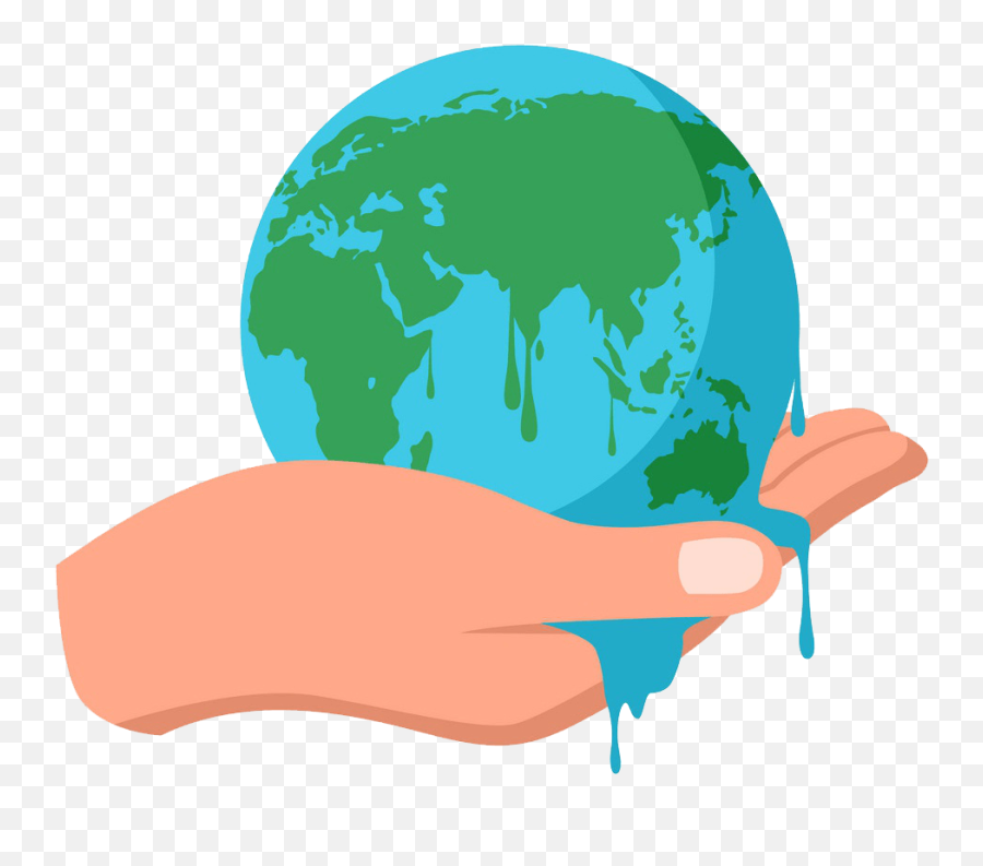 Melting Earth Clipart Transparent - Clipart World Melting Earth Vector Emoji,Earth Clipart
