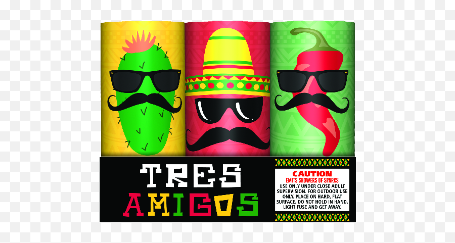 Tres Amigos - Fountains Firework Mania Superstore Emoji,Amigos Png