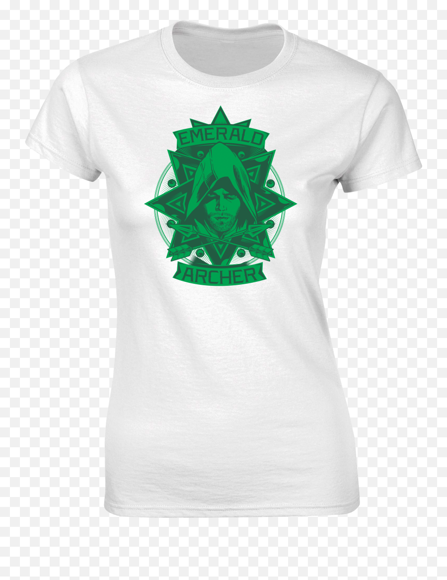 Arrow Womenu0027s Fit T - Shirt Emerald Archer Emoji,Green Arrow Logo Cw