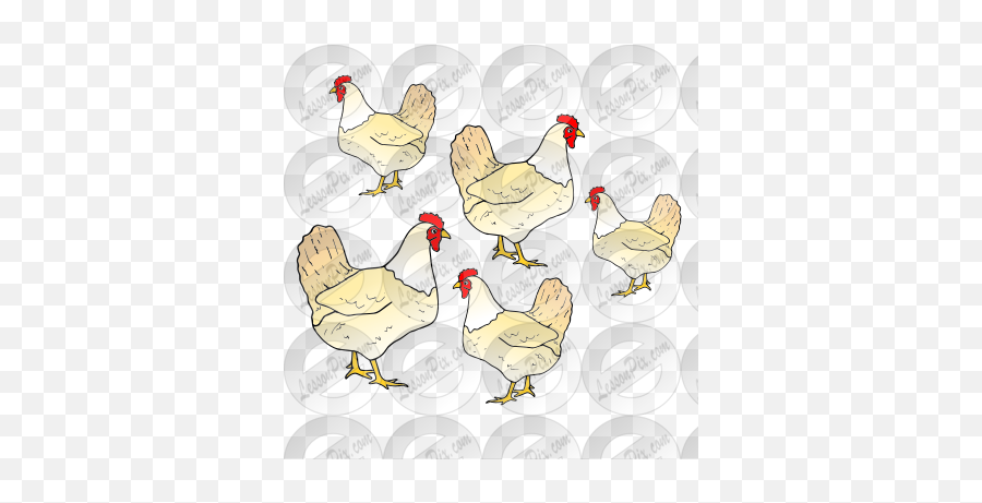 Chickens Picture For Classroom Therapy Use - Great Emoji,Cute Chicken Clipart