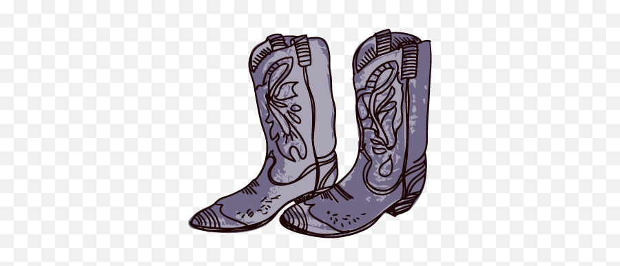 Cowboy Boot Shoe Drawing - Boots Cartoon Drawing Png Cowgirl Boots Png Drawing Emoji,Cowboy Boots Clipart