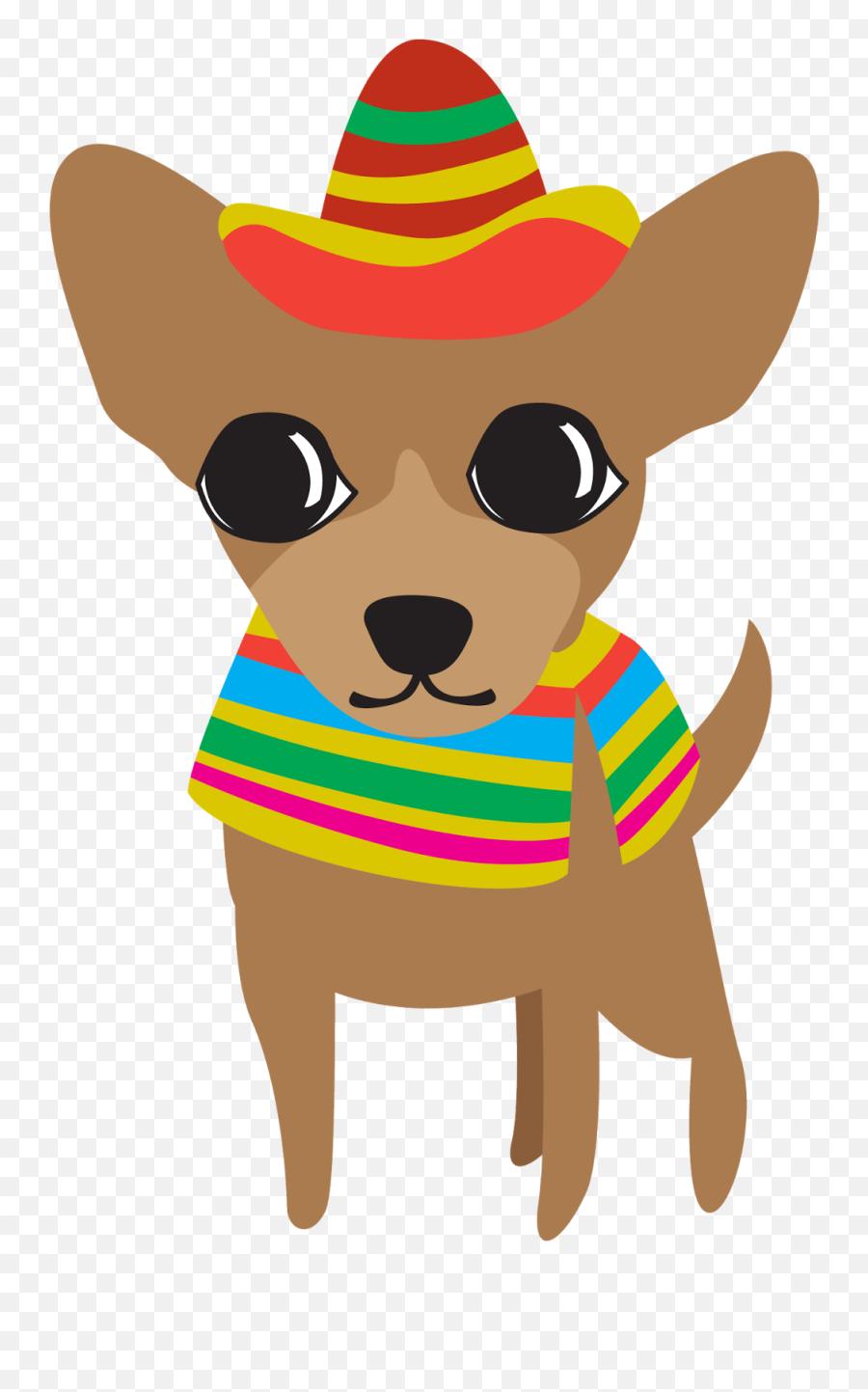 Mexican Clipart Chihuahua Mexican Picture 2962699 Mexican - Chihuahua Cartoon With Sombrero Emoji,Mexican Clipart
