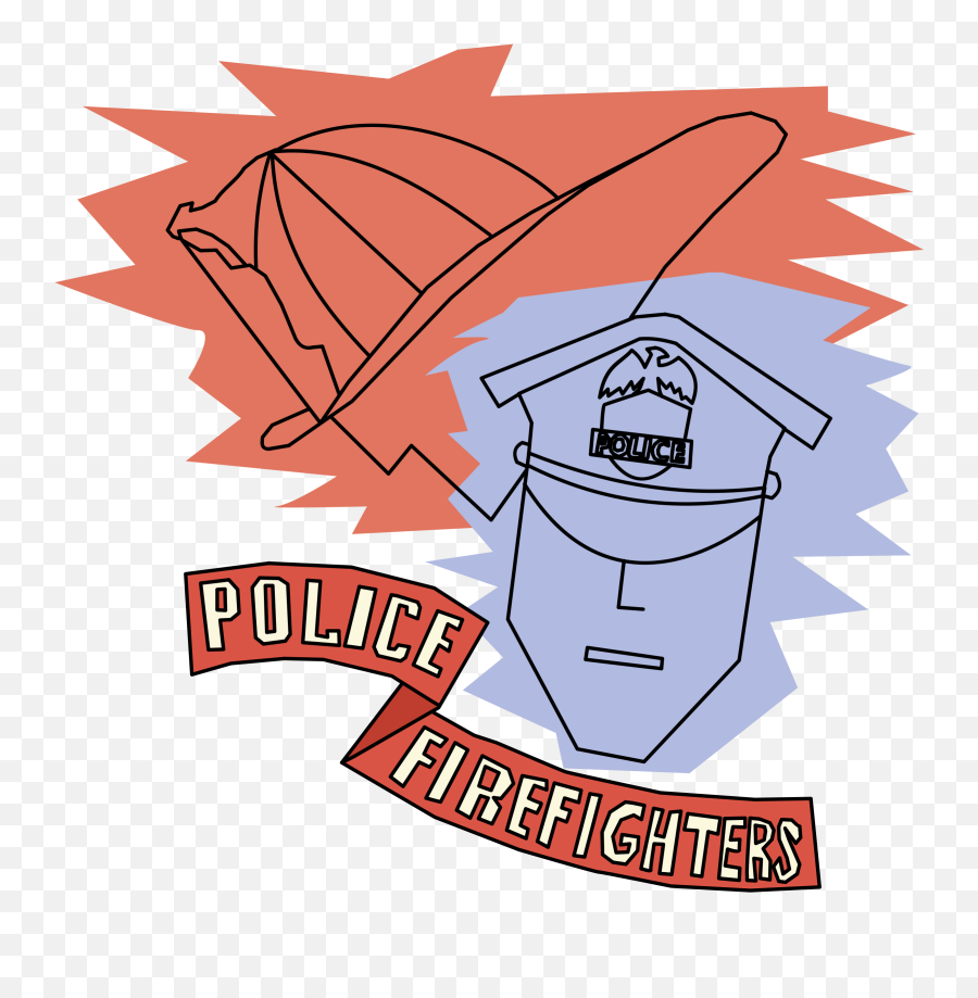 Fireman Clipart Policeman Fireman Policeman Transparent - Fire And Police Department Clip Art Emoji,Fireman Clipart