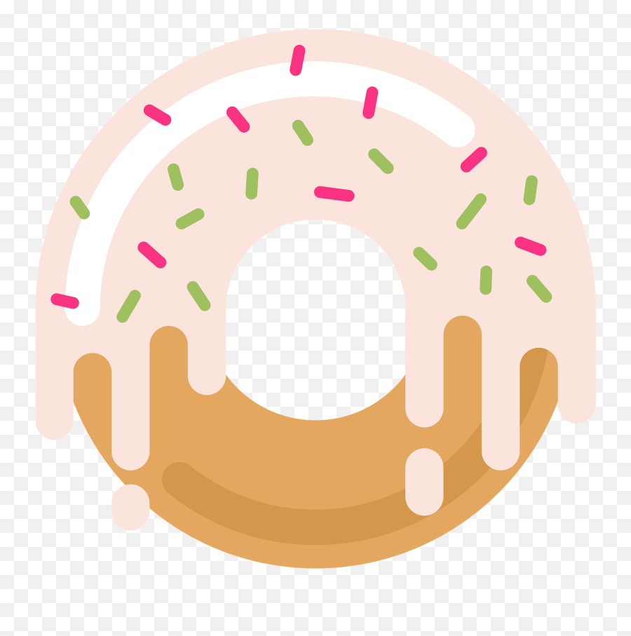 Donut Clipart - Dot Emoji,Donut Clipart
