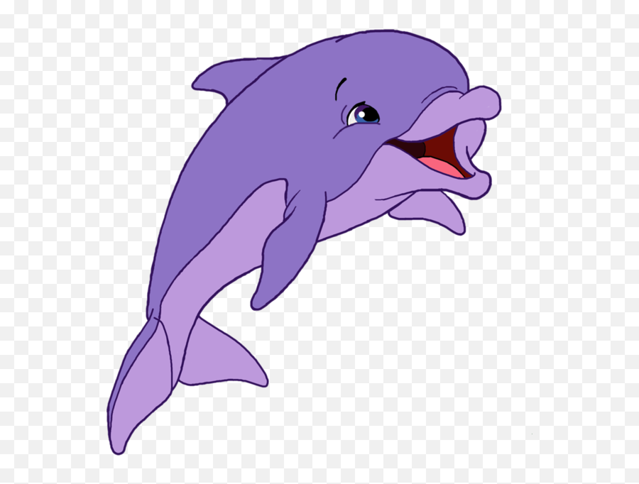 Dolphin Clipart Purple - Purple Dolphin Clip Art Cartoon Like Dolphin Emoji,Dolphin Clipart