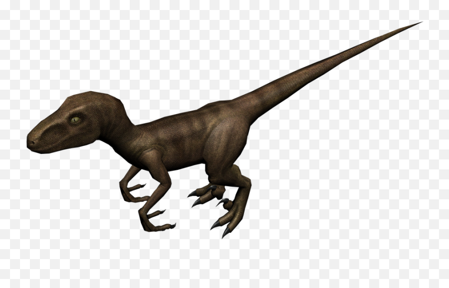 Raptor 3d Model Render Emoji,Velociraptor Png