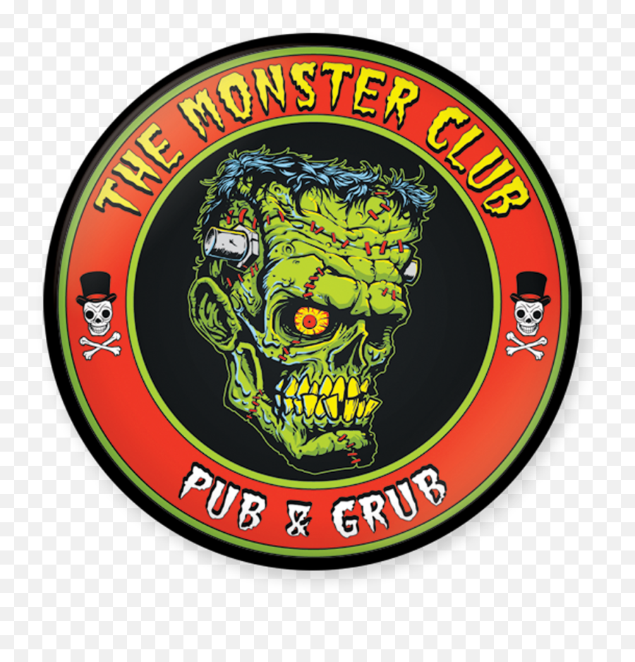 The Monster Club Logo Refrigerator Magnet - Monster Club Logo Emoji,Gru Logo
