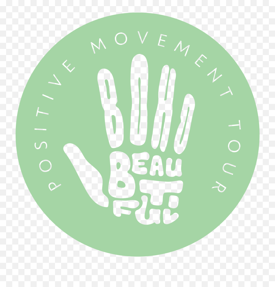 Boho Beautiful Tour Logo Green - App Icon Boho Yoga Emoji,Boho Logo