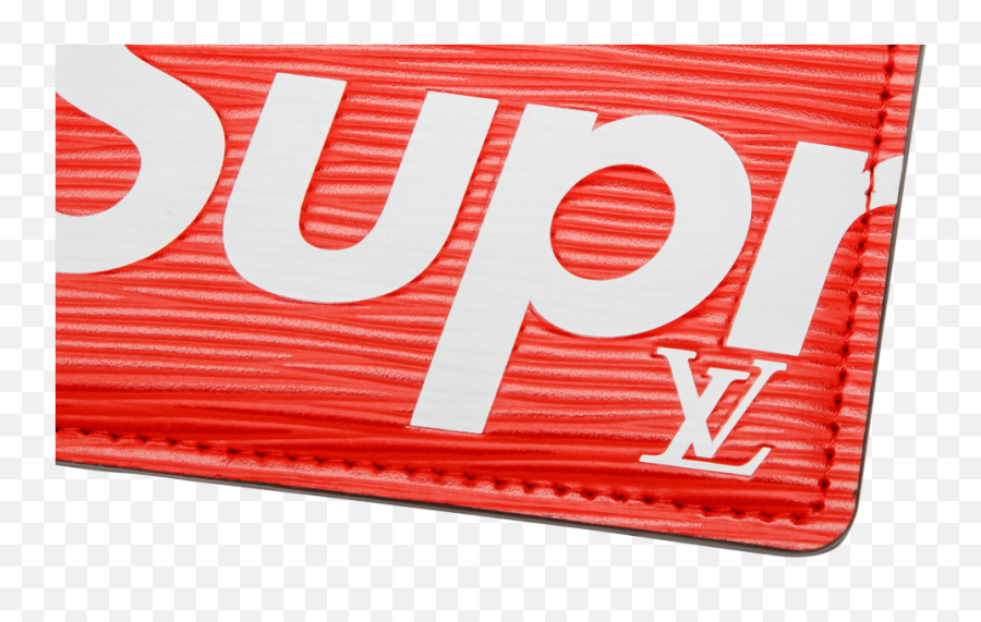 Download Transparent Supreme Louis - Supreme X Louis Vuitton Wallet Png Emoji,Supreme Louis Vuitton Logo
