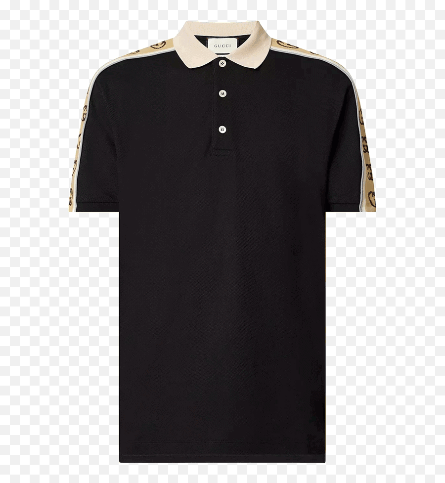 Gucci Web Stripe Polo Shirt - Gucci Fake Shirt Polo Emoji,Gucci Logo T Shirt