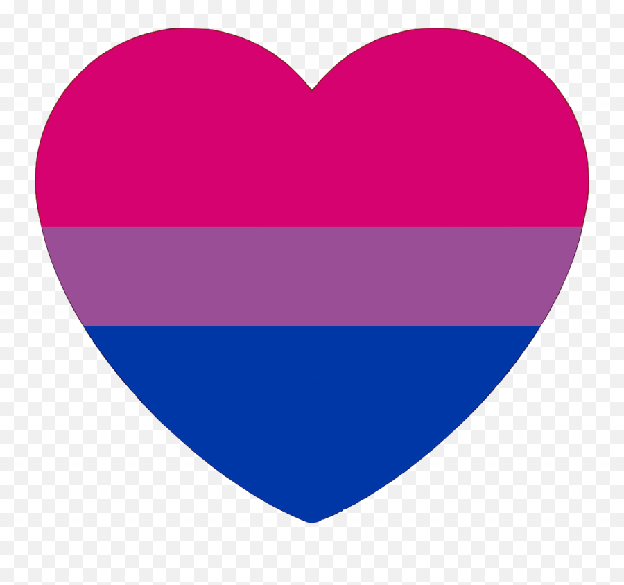 Bisexualheart - Discord Emoji Bisexuality Heart,Purple Heart Emoji Png