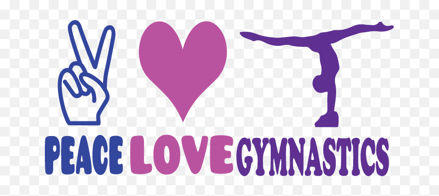 I Love Gymnastics Png U0026 Free I Love Gymnasticspng - Peace Love Gymnastics Clipart Emoji,Gymnastics Clipart