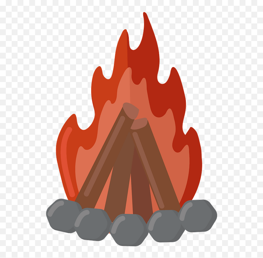 Bonfire Clipart Free Download Transparent Png Creazilla - Flame Emoji,Bon Fire Clipart