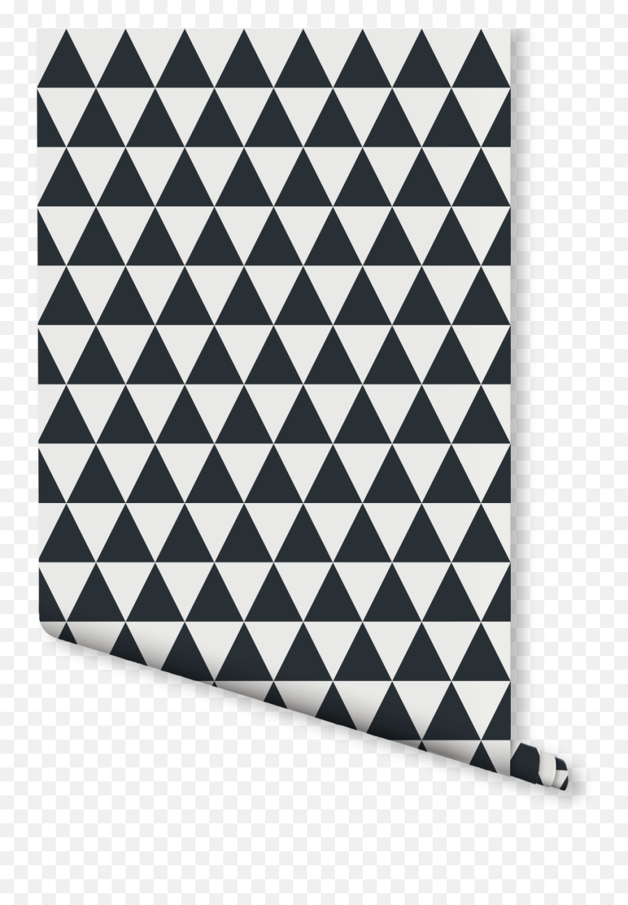 Small Triangle Print Wallpaper - Small Wallpaper Designs Black And White Emoji,Triangle Pattern Png