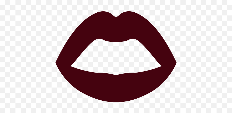 Silueta De Labios De Boca Abierta - Descargar Pngsvg Emoji,Labios Png