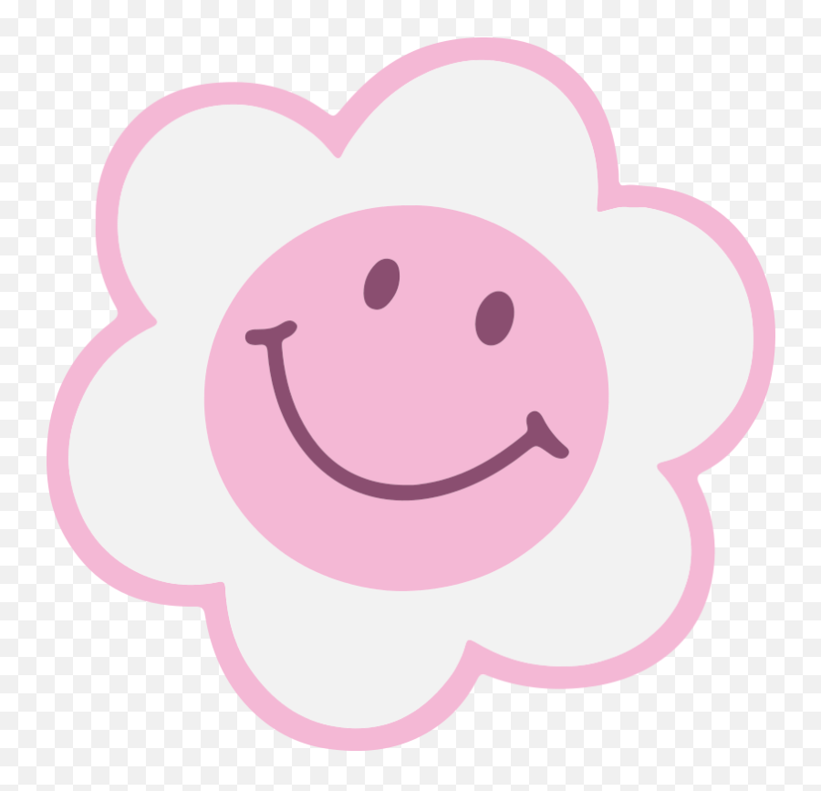 Flower Pink And White Smiley Face Baby T - Shirt Emoji,Pink Superwoman Logo