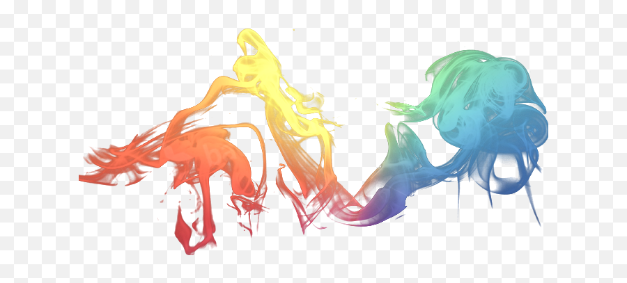 Cool Smoke Multicolor Png Emoji,Colorful Smoke Png