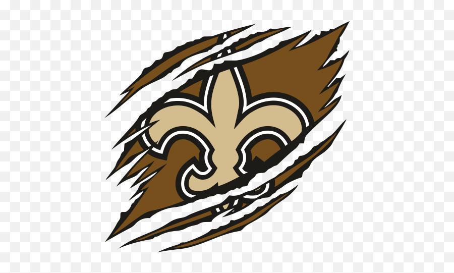 Ripped New Orleans Saints Logo Svg New Orleans Saints Logo Emoji,Nola Logo