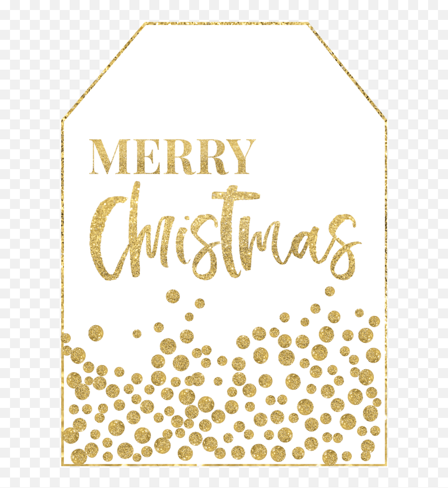Gold Free Printable Christmas To From Tags Paper Trail Emoji,Merry Christmas Gold Png