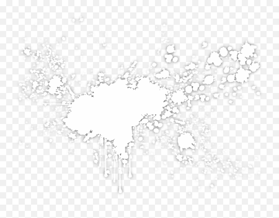 White Paint Smudge Splatter Overlay Freetoedit - Paint Emoji,White Splatter Transparent