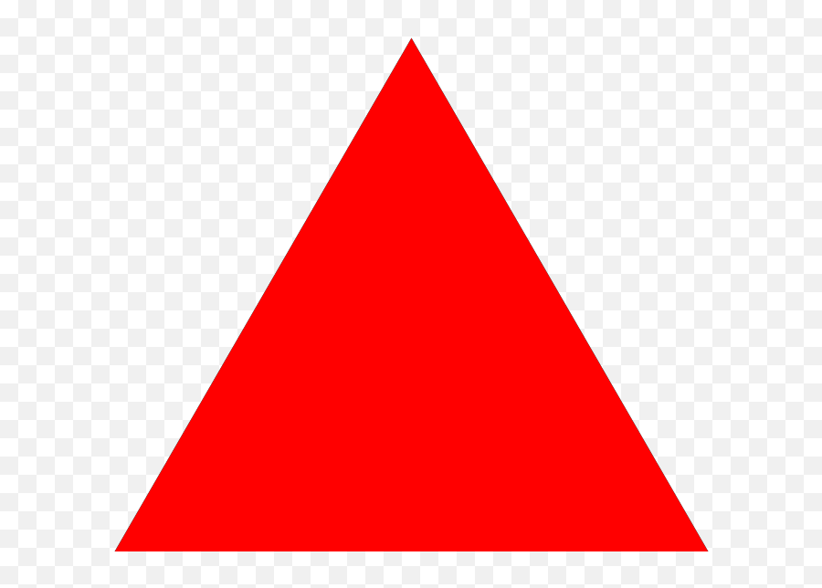 Green Triangle Clip Art - Red Triangle Emoji,Triangle Clipart
