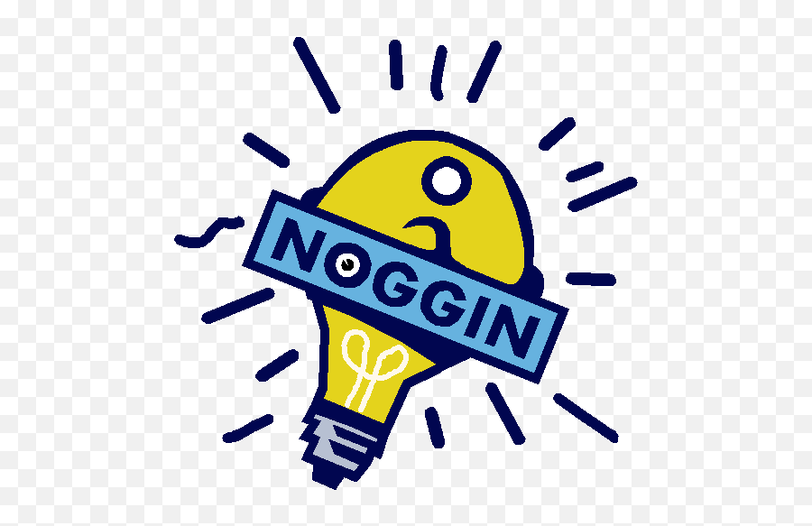 Noggin Lightbulb Pose - Noggin Lightbulb Logo Emoji,Noggin Logo