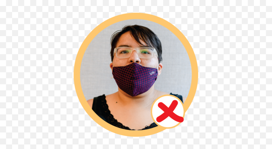 How To Safely Use Your Mask Face Covering Cree Health Emoji,Red X Mark Png