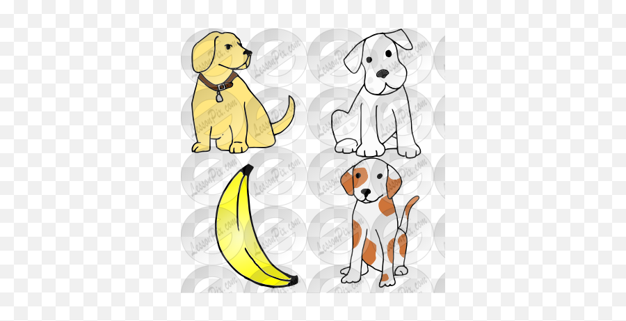 Not A Dog Picture For Classroom Therapy Use - Great Not A Emoji,Hound Dog Clipart