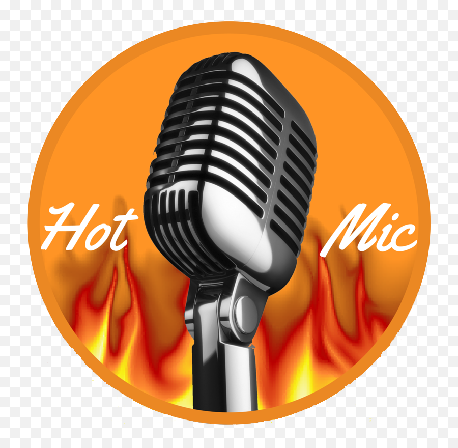 Hot Mic Artist Trending Report Vol 132 - Neon Entertainment Hot Mic Emoji,Microphone Logo