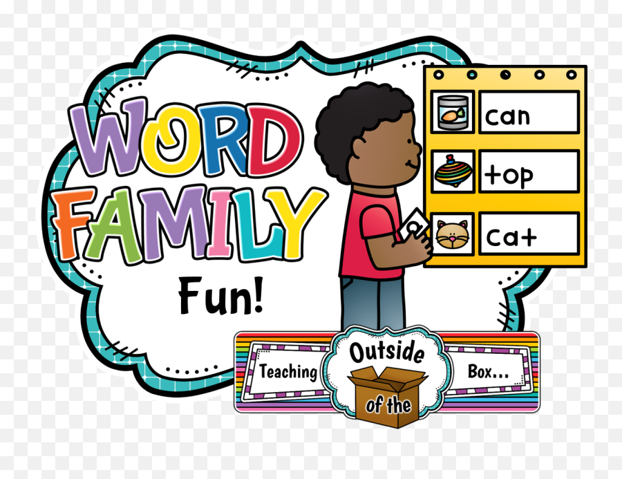 Download Teaching Outside Of The - Clip Art On Fine Motor Word Family An Cartoon Emoji,Outside Clipart