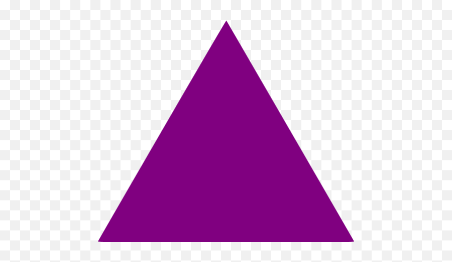 Purple Triangle Icon - Purple Triangle Png Emoji,Triangle Png