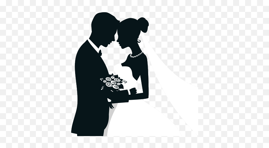 Bride And Groom Kissing Png U0026 Free Bride And Groom Kissing - Marriage Silhouette Emoji,Bride And Groom Clipart