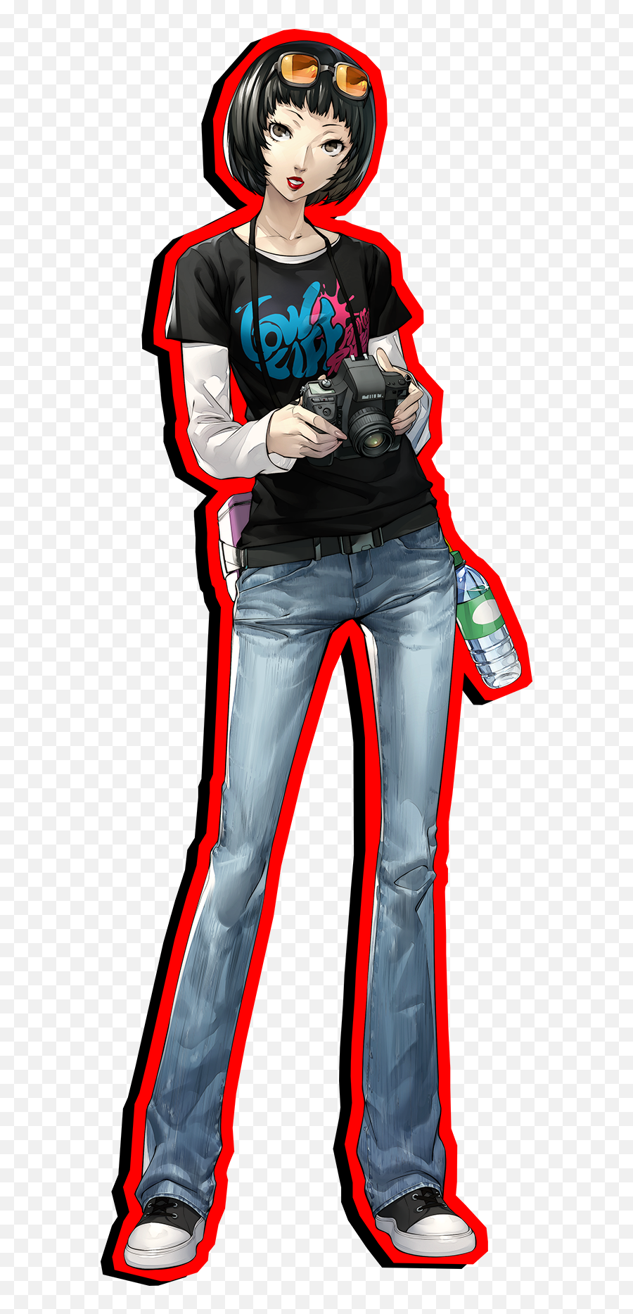 Persona 5 - Digital Camera Emoji,Persona 5 Logo