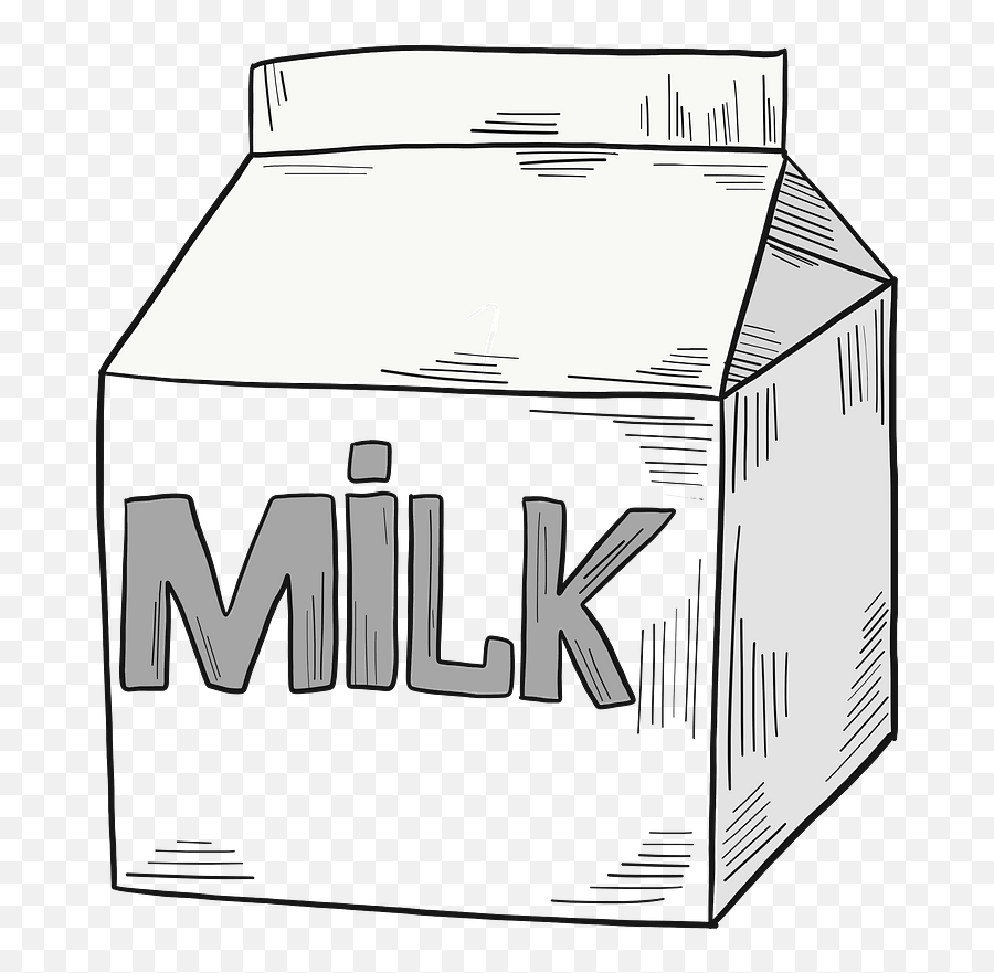 Carton Of Milk Clipart - Vertical Emoji,Milk Clipart