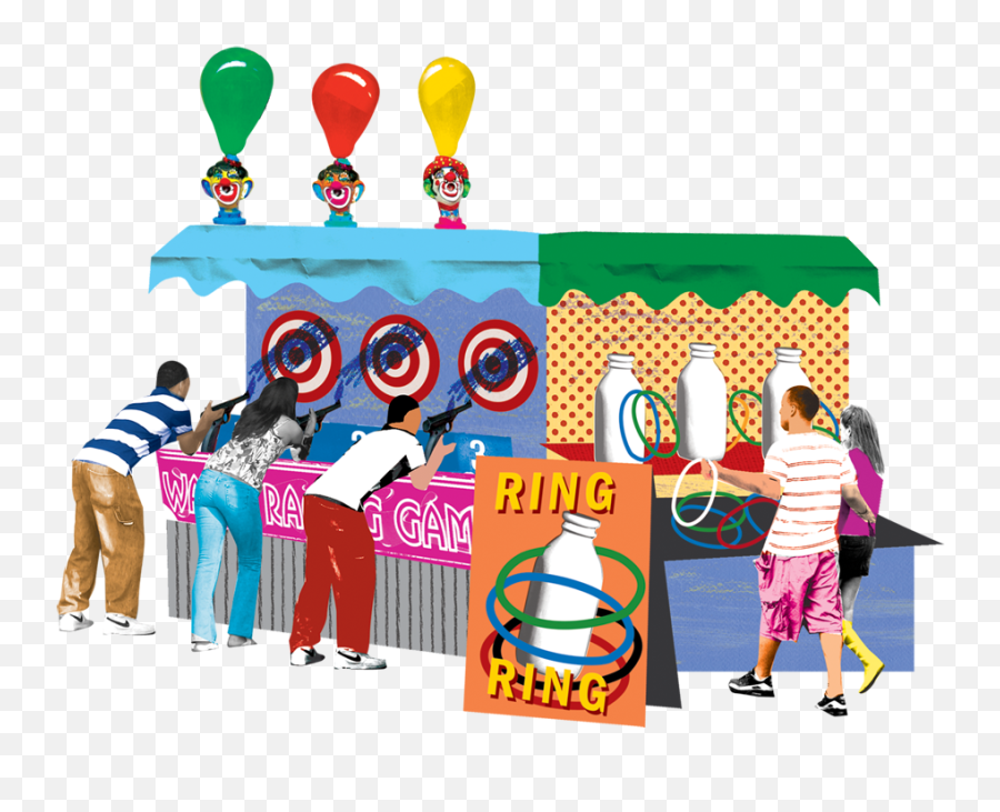 The Joy Of Almost - Amusement Oark Games Clipart Emoji,Carnival Games Clipart